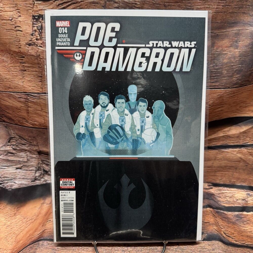 Star Wars Poe Dameron 14 Marvel 2017 Cover A Phil Noto Never Removed From Bag NM